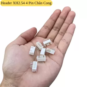 Header XH2.54mm 4 Pin Chân Cong